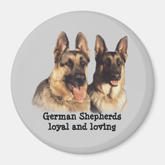 German Shepherd Magnet Magneet (Voorkant)
