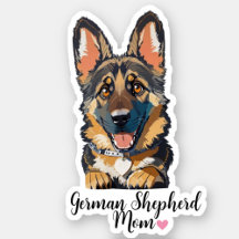 German Shepherd Mam Heart