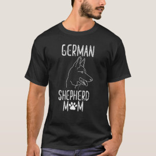 German Shepherd Mam I love my German Shepherd with T-shirt
