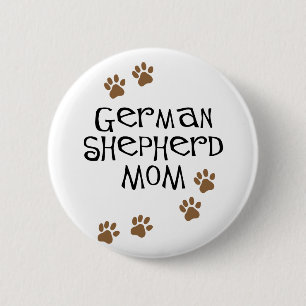 German Shepherd Mam Ronde Button 5,7 Cm