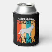 German Shepherd MAMA, Blue Brown Blikjeskoeler (Blikje Achterkant)