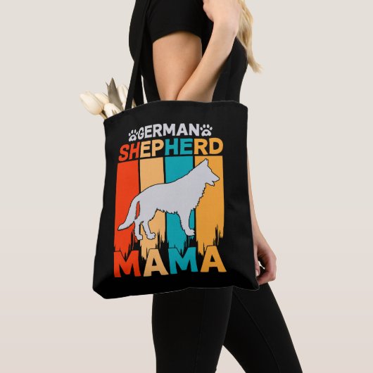 German Shepherd MAMA, Blue Brown on Black Draagtas (Dichtbij)