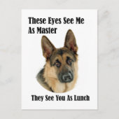 German Shepherd Master Briefkaart (Voorkant)