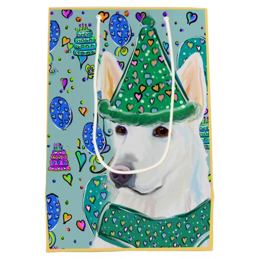 GERMAN SHEPHERD MEDIUM CADEAUZAKJE (Achterkant)