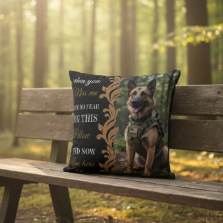 German Shepherd Memorial Hug This Pillow Kussen