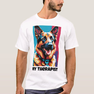 German Shepherd - Mijn therapeut T-shirt