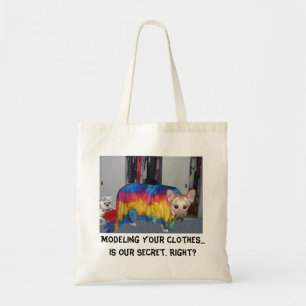 German Shepherd Modelling Tote Bag