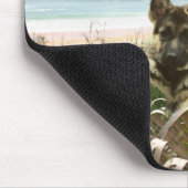 German Shepherd Mousepad Beachgras Muismat (Hoek)