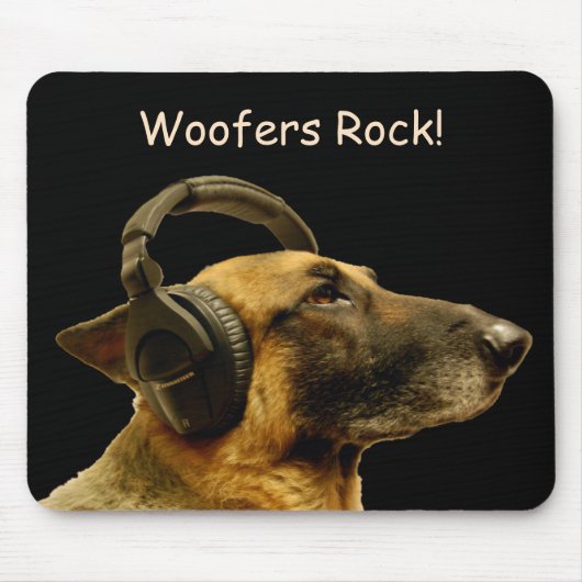 German Shepherd Mousepad DJ Muismat (Voorkant)
