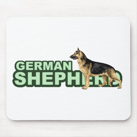 German Shepherd Mousepad Muismat (Voorkant)
