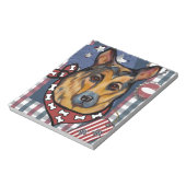 GERMAN SHEPHERD NOTITIEBLOK (Gedraaid)