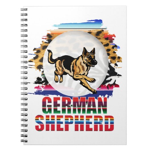 German Shepherd Notitieboek (Voorkant)