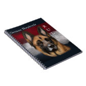 GERMAN SHEPHERD NOTITIEBOEK (Rechterzijde)