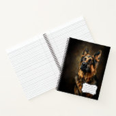 German Shepherd Notitieboek (Binnen)