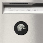 German Shepherd On Mountain Happy Halloween Magneet (Insitu (Vaatwasser))