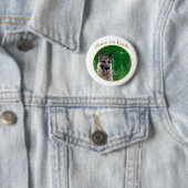 German Shepherd Peace Ronde Button 5,7 Cm (In situ)