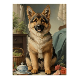 German Shepherd Perfect Poster