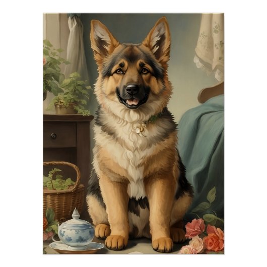 German Shepherd Perfect Poster (Voorkant)