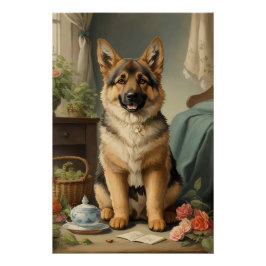 German Shepherd Perfect Poster