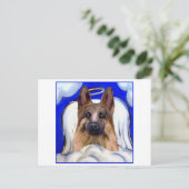 German Shepherd PET ANGEL Briefkaart (Staand voorkant)