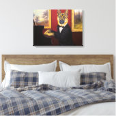German Shepherd | Piano Waltz Canvas Afdruk (Insitu (Slaapkamer))