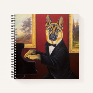 German Shepherd   Piano Waltz Notitieboek