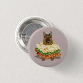 German Shepherd Pie Badge Ronde Button 3,2 Cm (Voorkant /achterkant)