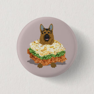 German Shepherd Pie Badge Ronde Button 3,2 Cm