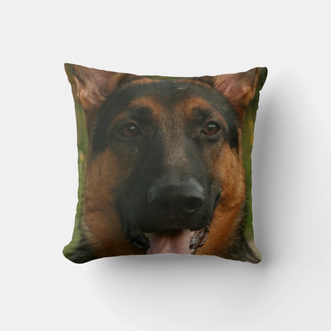 German Shepherd Pillow Kussen (Voorkant)