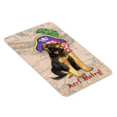 German Shepherd Pirate Magneet (Rechterzijde)