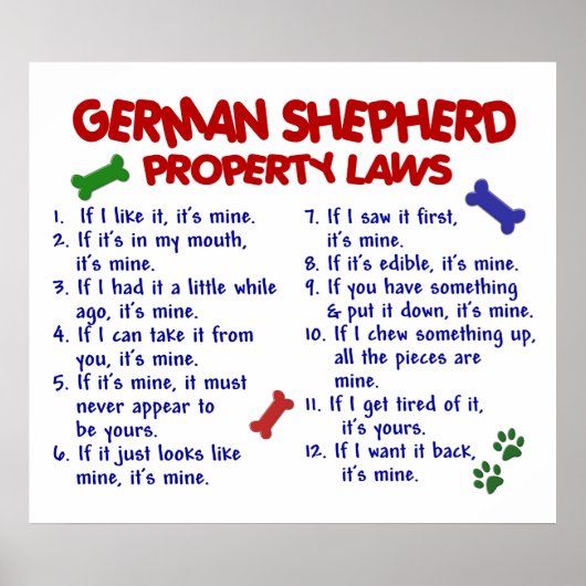 GERMAN SHEPHERD PL2 POSTER (Voorkant)