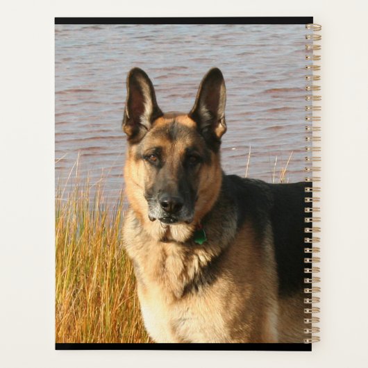German Shepherd Planner (Achterkant)
