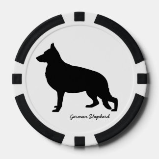 German Shepherd Pokerchips