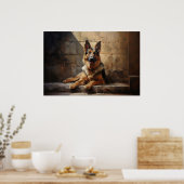 German Shepherd Poster (Keuken)