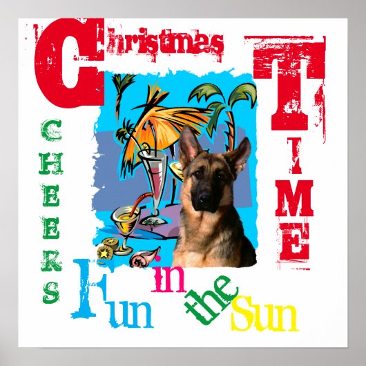 German Shepherd Poster (Voorkant)