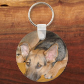German Shepherd Pup Sleutelhanger (Voorkant)