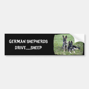GERMAN SHEPHERD PUPPY BUMPERSTICKER