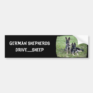 GERMAN SHEPHERD PUPPY BUMPERSTICKER
