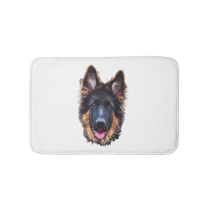 German Shepherd Puppy Dog Badmat