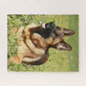 German Shepherd Puppy Dog Legpuzzel (Horizontaal)