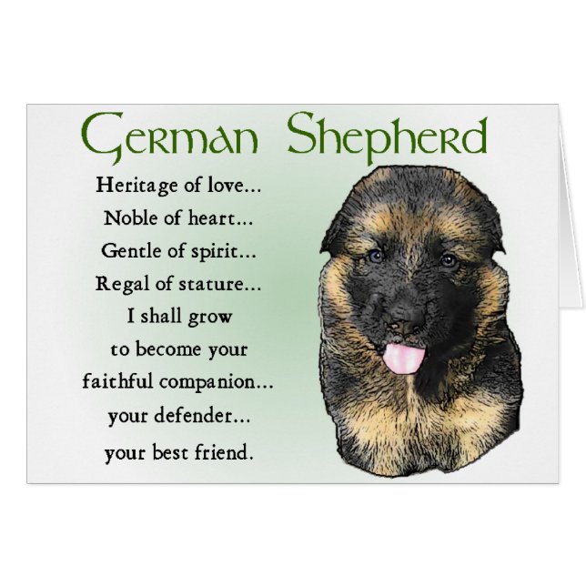 German Shepherd Puppy Gifts (Voorkant Horizontaal)