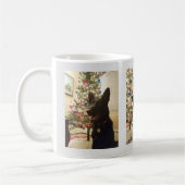 German Shepherd Puppy Kerstmis en Nieuwjaar, ZKA Koffiemok (Links)