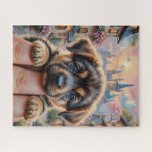 German Shepherd Puppy Legpuzzel (Horizontaal)