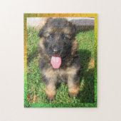 German Shepherd Puppy Puzzle Legpuzzel (Verticaal)