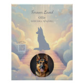 German Shepherd Rainbow Bridge Poster (Devant)