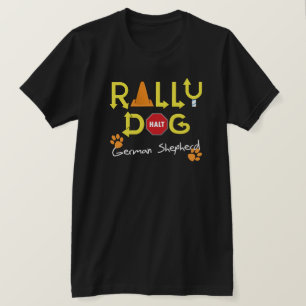 German Shepherd Rally Dog T-shirt