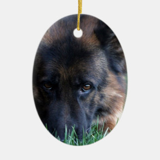 German Shepherd Randy vom Leithawald Keramisch Ornament