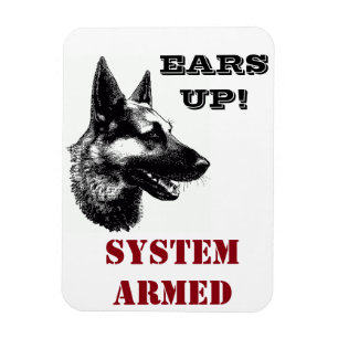German Shepherd Rescue Central Tx grappige magneet