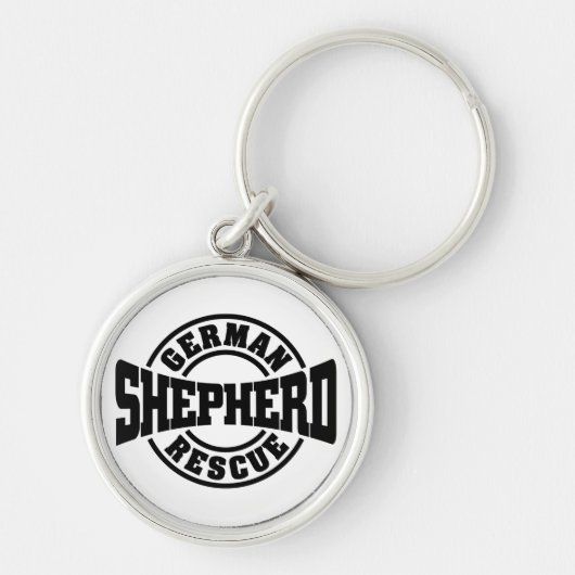 German Shepherd Rescue Keyring Sleutelhanger (Voorkant)
