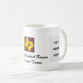 German Shepherd Rescue of Central Texas Custom Mok (Voorkant rechts)